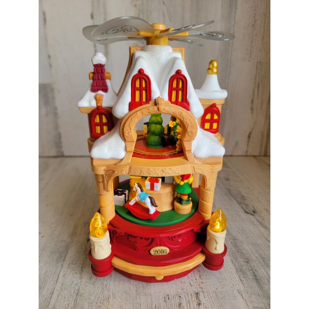 Hallmark where dreams become toys animated tabletop Xmas decor